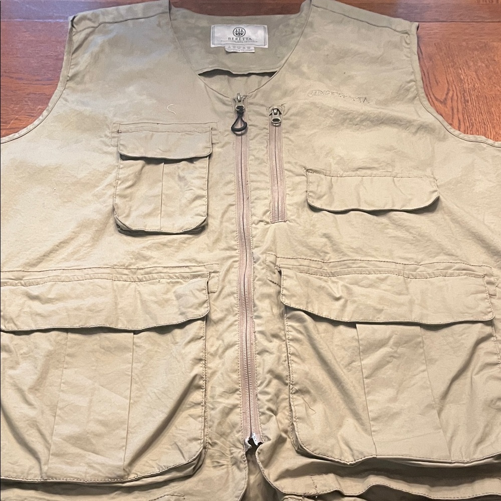 Beretta Men's Tan field Utility Vest